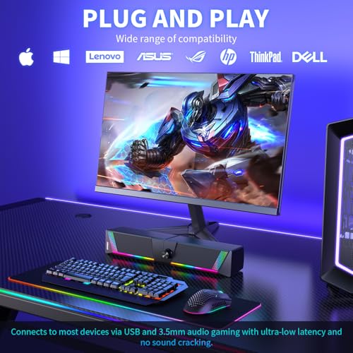 Offsir Computer Speakers, Pc Soundbar thumb #6