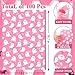 100 Sheets Pink Ghost and Boo Tissue Paper, 20 x 14in Lovely Pink Ghost Print Wrapping Tissue Cute Ghost Art Decorative Tissue for Happy Boo Day Girls Baby Shower Birthday Christmas Party Supplies