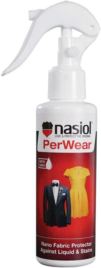 PerWear Nano Fabric Protector Spray, Shield Against Liquids Keeping your Cloths Fresh and Clean, Fabric Stain Guard, Cotton, Satin, Polyester and more, PFAS Free and Water Based Formula