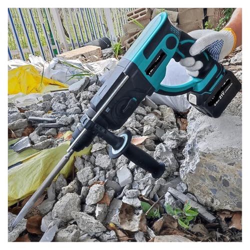Demolition Hammer 3 Functions Brushless Cordless Electric Rotary Hammer Rechargeable 28MM Hammer Drill Househeld Power Tool 18V Battery(2PCS 4.0Ah Battery) 7 Demolition Hammer 3 Functions Brushless Cordless Electric Rotary Hammer Rechargeable 28MM Hammer Drill Househeld Power Tool 18V Battery(2PCS 4.0Ah Battery) - Image 7