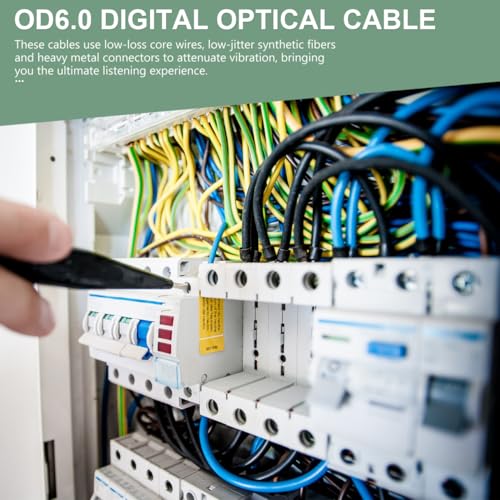Cable de audio óptico digital resistente compatible con Smart TV barra de sonido y cine en casa 4