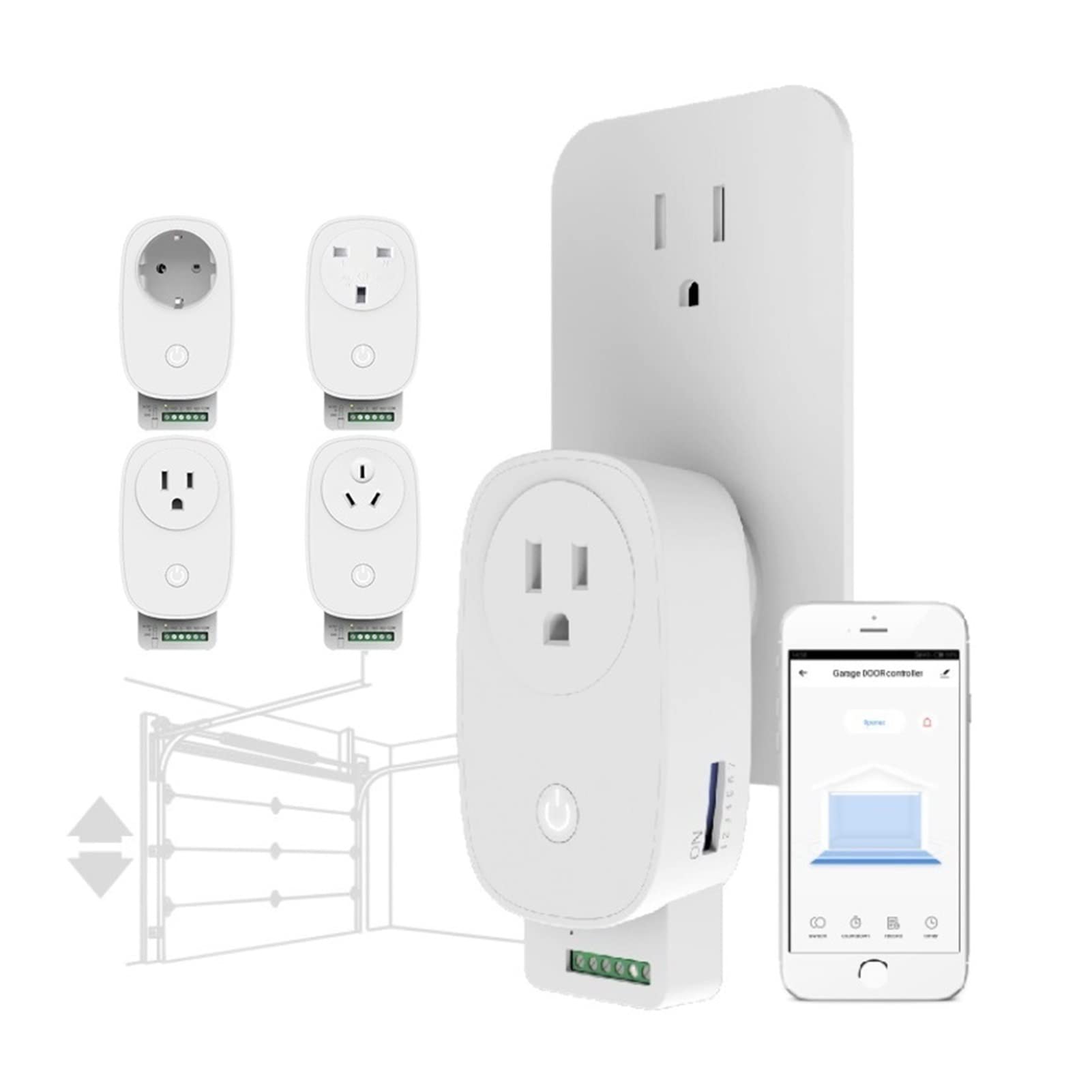 WiFi Switch Smart Garage Door Opener Controller GPS Open Work