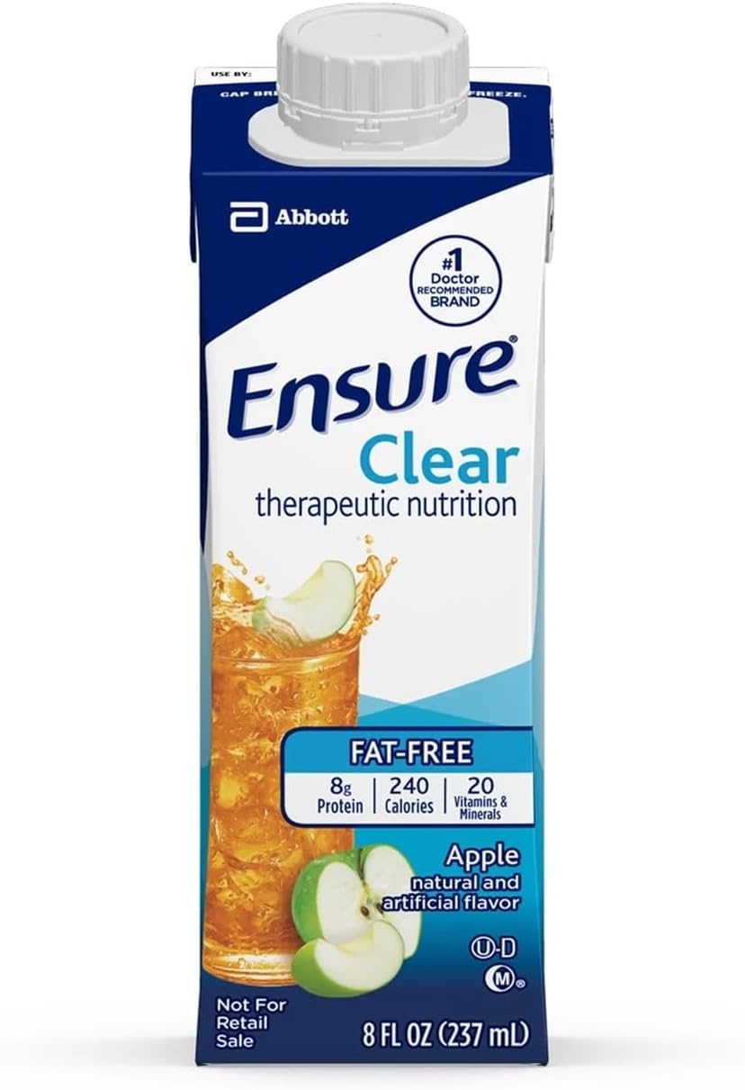 Ensure Clear, Apple, 8 Ounce Cartons - CS/32