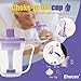 Ehucon Dysphagia Regulating Drinking Cup for Swallowing and Disorders People,Dispenses 5cc or 10cc of Liquid Each Time,No Thickener is Used.Helps to Prevent Choking