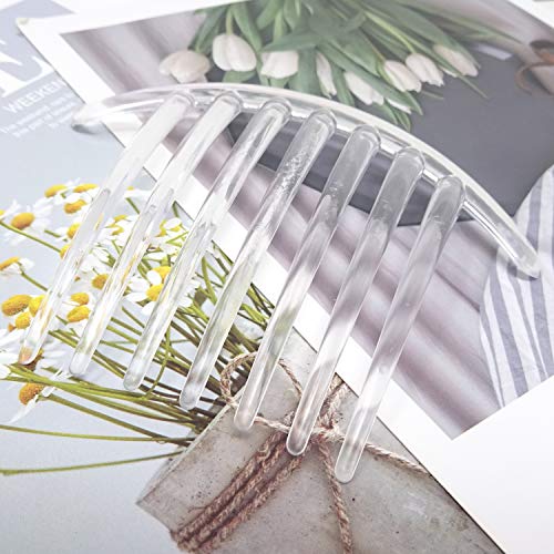 Honbay 6Pcs Plastic 7 Tooth French Twist Combs Hair Side Combs Clips Accessory For Women And Girls (4Inch) #TOP3