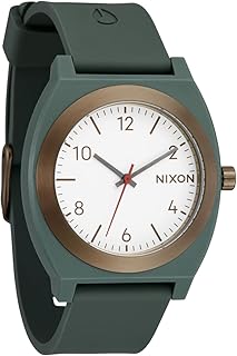 Time Teller OPP A1361-100m Water Resistant Unisex Analog Fashion Watch (40mm Watch Face, 20mm PU/Rubber/Silicone Band)
