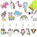 Taumie Pittura Diamante Adesivo per Bambini, 14 Pezzi 5D Diamante Kit per Bambini, 6 Pezzi 5D DIY Pittura Diamante Portachiavi, Kit per Diamond Painting Adesivi Bambini, per Bambini Principianti