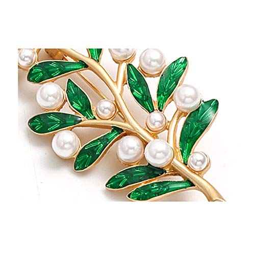 Broche de perle d'arc clip de châle d'écharpe anti glissement - 4