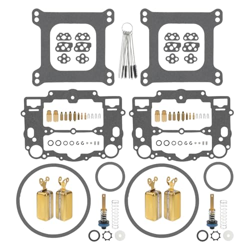 1406 Carburetor Rebuild Kit for Edelbrock 1405 1406 1407 1408 1409 1410 1411 1477 for AFB 4 barrel 500 600 650 2Packs
