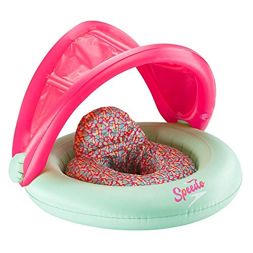 Image of Speedo unisex-baby Swim Flotation Baby Cruiser With Canopy Begin to Swim