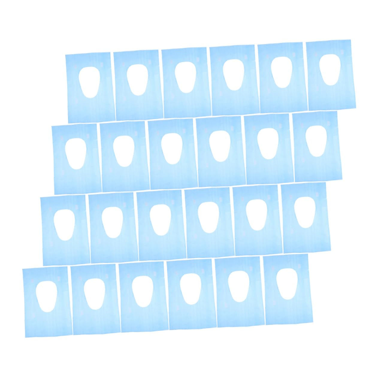 FOMIYES 30pcs Disposable Travel Toilet Seat Covers Waterproof Easy to Clean Compact Size for Hotels Malls and Travel