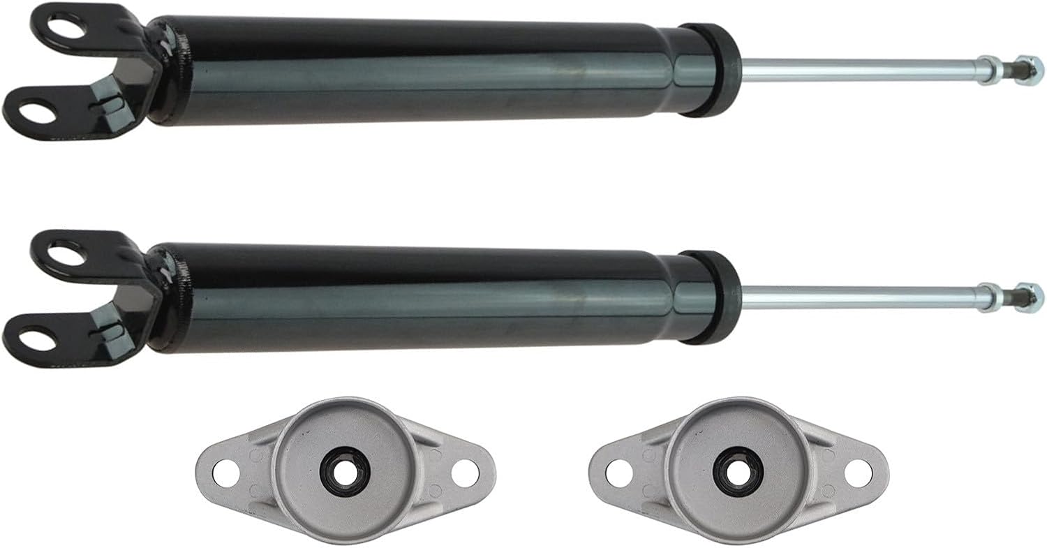 TRQ Rear Suspension Kit Shock Absorber Shock Mount Kit Compatible with 2007-2010 Hyundai Elantra