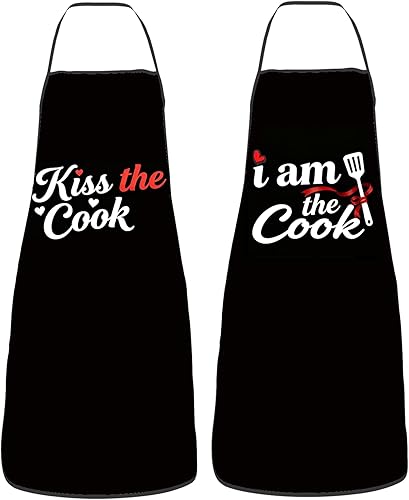Mens Aprons for Cooking,Couple - Cooking Gifts For Girlfriend