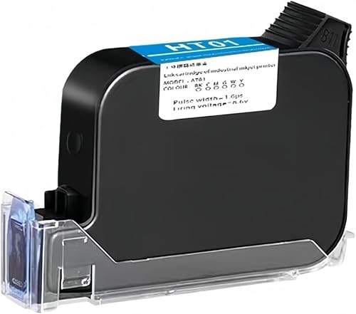 High Adhesion Solvent Quick-Drying Ink Cartridge Suitable for Inkjet Printer 25882580JS12JS10 Non-encrypted General Model(Blue Ink)