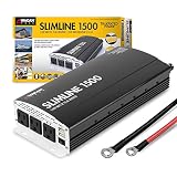 Wagan EL3722 1500W Slim Line AC to DC Power Inverter 1500W TrueRated Continuous 3000W...
