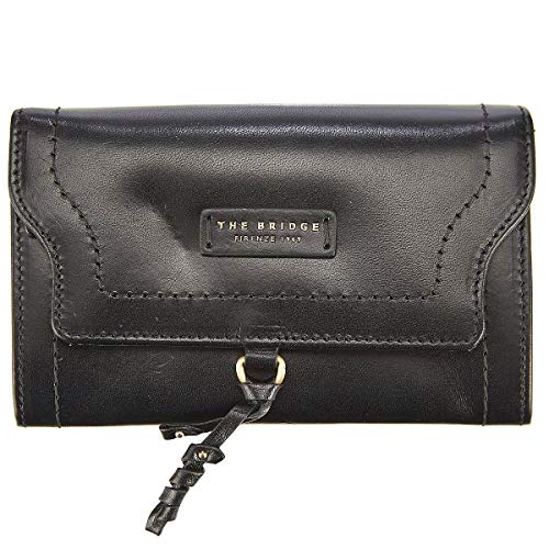 Preisvergleich Produktbild The Bridge Elba Damengeldbörse 17 cm Nero