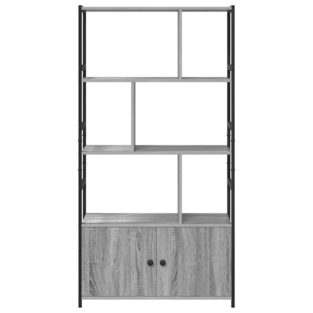 Générique Bibliotheque Bois Ingenierie 80x30x155,5 cm Szary