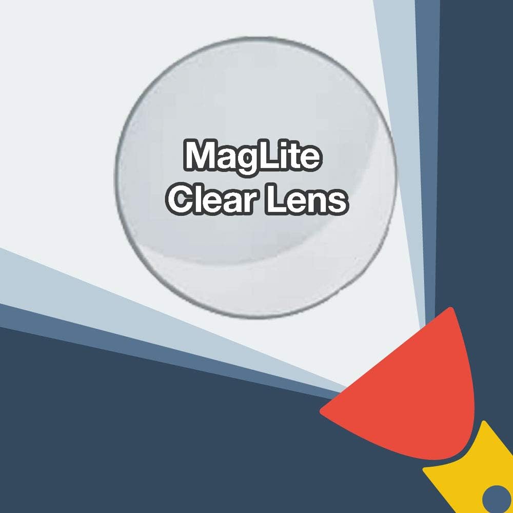 MagLite Replacement Clear Glass Lens for C/D Cell and Mag Charger Flashlights