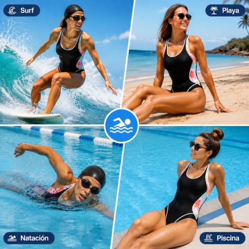 Catálogo para Comprar On-line Ropa de Ropa de natación con protección solar para Mujer los mejores 10. 10 Imagen adicional