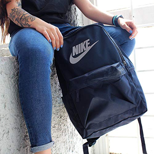 Image of Nike NK HERITAGE Backpack - 2.0 ADULT UNISEX,Blue,MISC (OBSIDIAN /OBSIDIA)