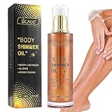 Body Shimmer, langanhaltende Glow Lotion für Gesicht und Körper, Schönheitsprodukt...