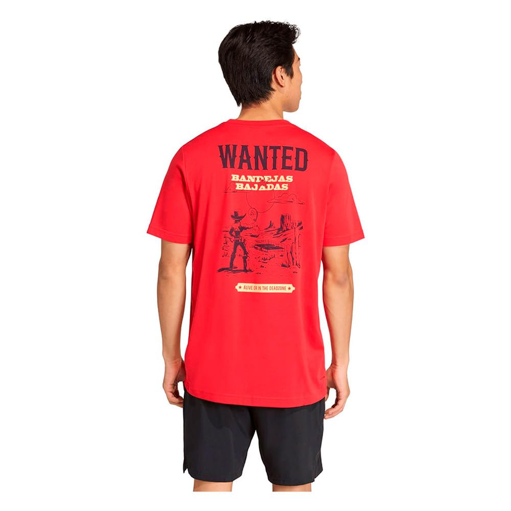 adidas Padel Wanted Graphic Short Sleeve T-Shirt 2XL