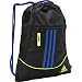 adidas Alliance II Sackpack, Black/Bold Blue/Solar Yellow, One Size