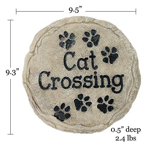Spoontiques - Garden Décor - Dog Crossing Memorial Stepping Stone - Decorative Stone For Garden #TOP4