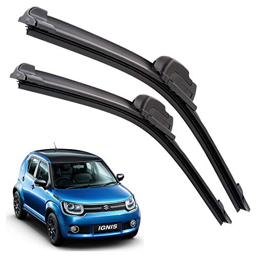 Image of Euro Care Windshield Car Wiper Blades Compatibility With Maruti Suzuki Ignis (Model : 2017-Till Date) - Set of 2Pc (D-21,P-17)