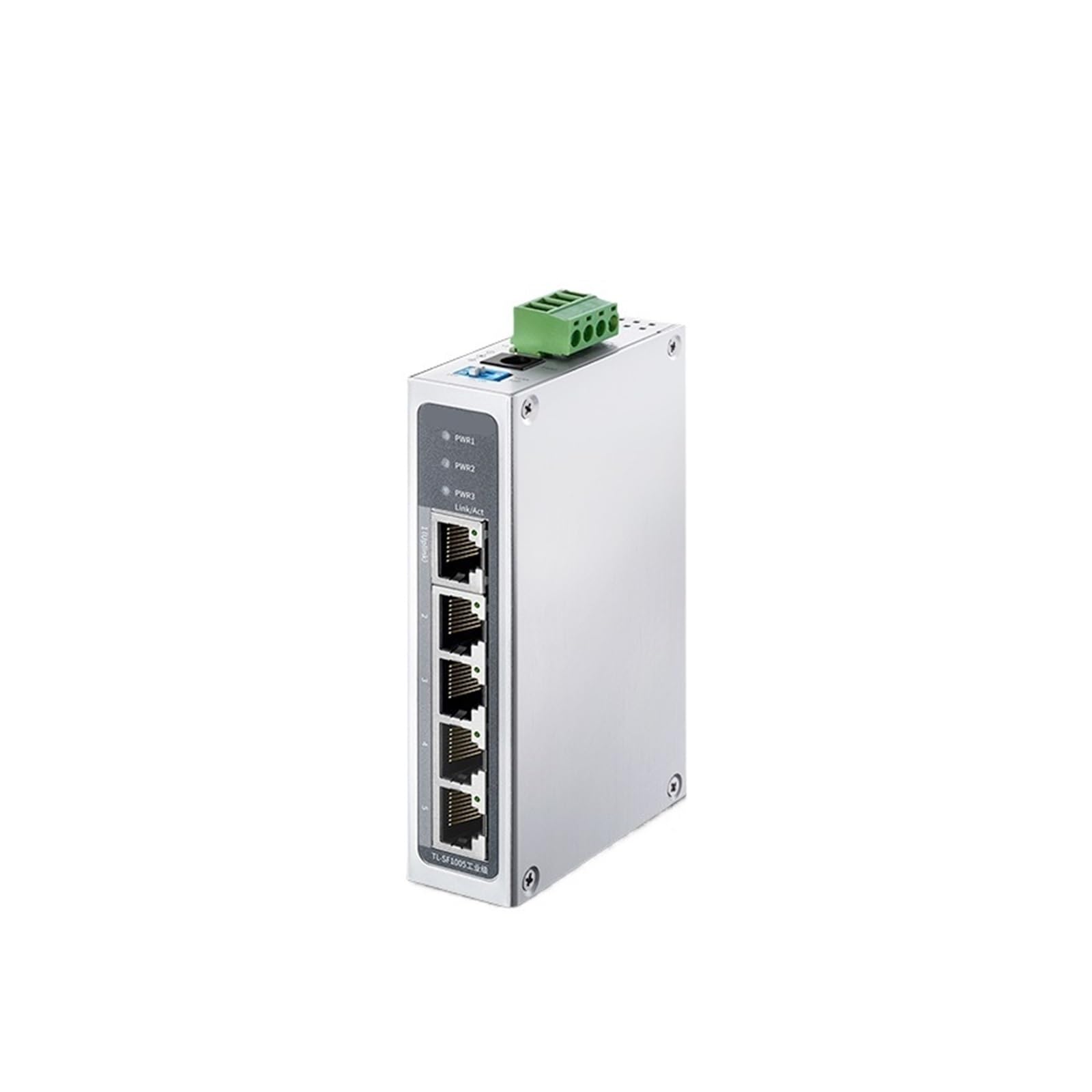 Commutateur Ethernet Industriel Switch 5 Ports IP30 pour Stopper Surcharges VLAN