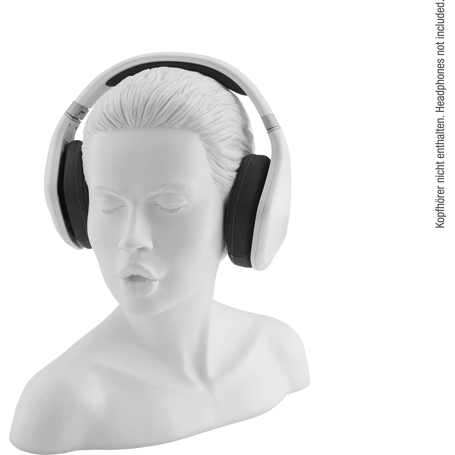 OEHLBACH In Fascenatio - Soporte para auriculares, almacenamiento óptimo de auriculares más grandes, auriculares para juegos, hecho a mano, color blanco