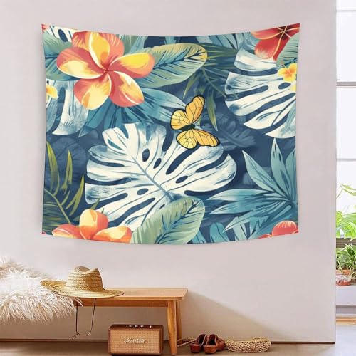 Tapisserie murale imprimée feuille 3D en polyester pour salon 180x230 cm