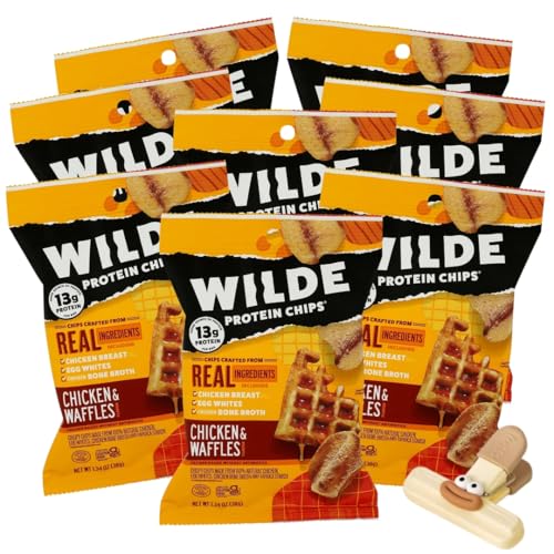 Wilde Protein Chips – 8 Pack Protein Snacks for Adults