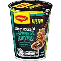 Maggi Fusian Japanese Teriyaki Soupy Cup Noodles 12 Pack
