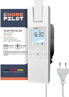 Home Pilot - Gurtwickler Premium Rollladenantrieb mit umfangr. Automatikfunktionen. Elektrischer Gurtwickler | NachrĂŒstung | Unterputz - 10172345 - Stark reduziert