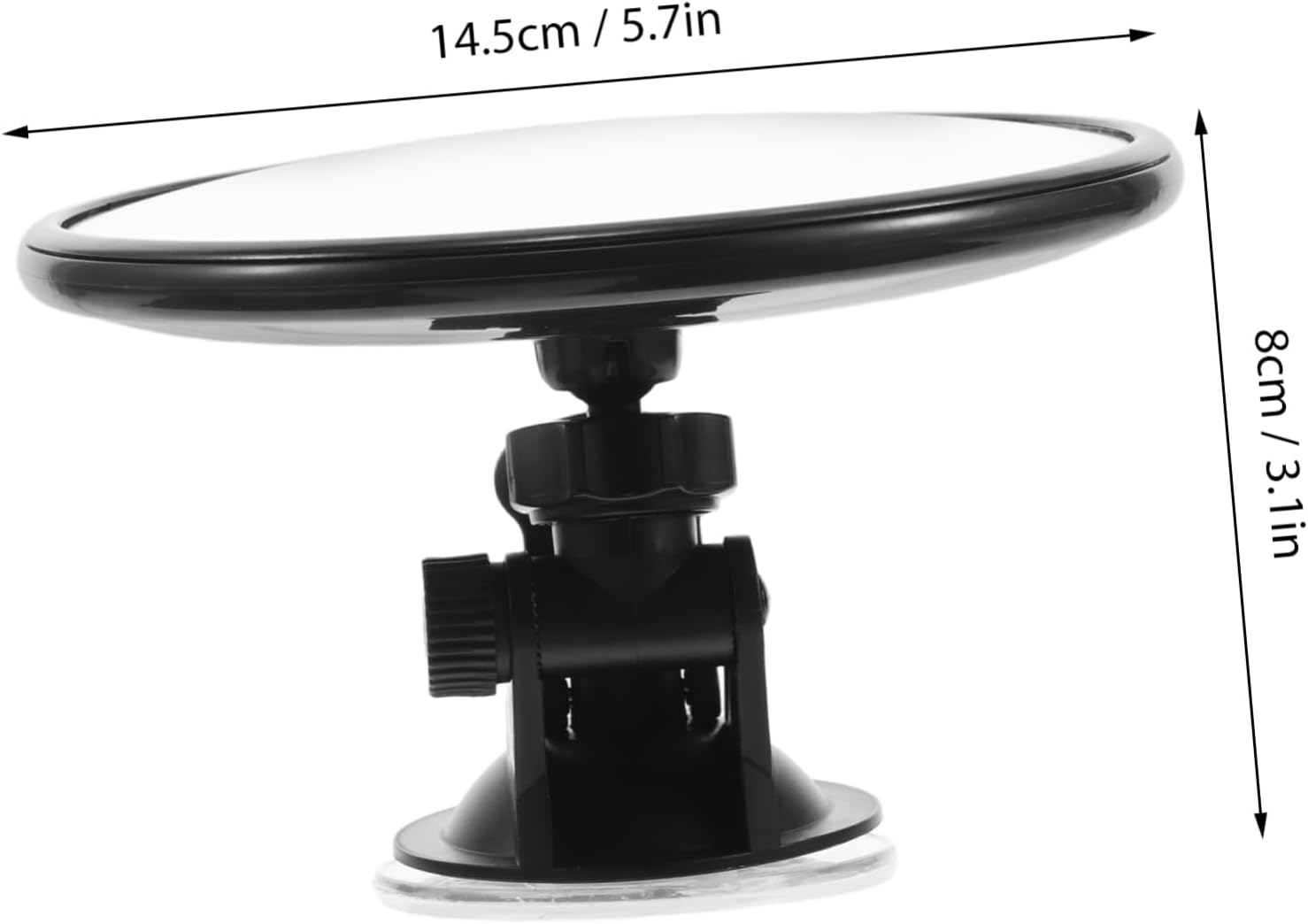 Wide Angle Observation Mirror Cup Rearview Mirror for Cars Tricycles and for Enhanced Rear Monitoring