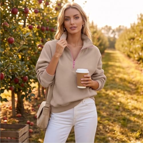 Oversized Hoodies for Women Lightweight Fleece Warm Pullover Tops - image 7
