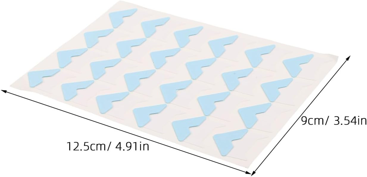 LIGHTAOTAO 17 Sheets Self-Adhesive Photo Corner Stickers Multi-Color Variety for Scrapbooking Albums DIY Projects Removable Album Corners for Crafting and Picture Frames