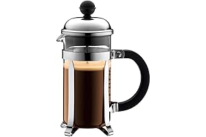 Bodum Chambord Coffee Maker 3 Cup 0.35 Liter 12 Ounce French Press,...