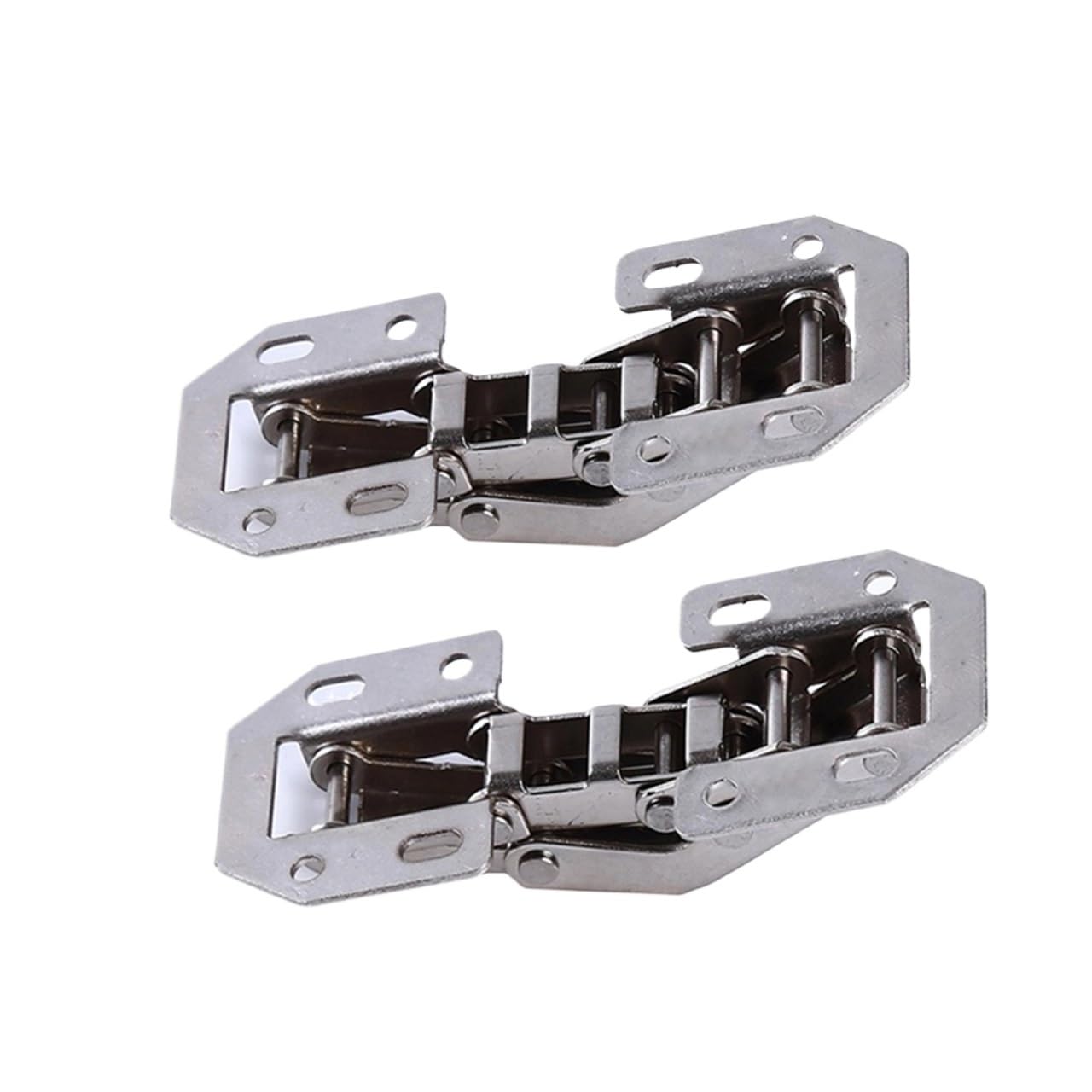 Cidegoo 2Pcs Cabinet Hinges Cabinet Hinge 90 Degree No-Drilling Hole Cupboard Door Hinges Furniture Hardware For Cupboard Furniture(2Pcs)