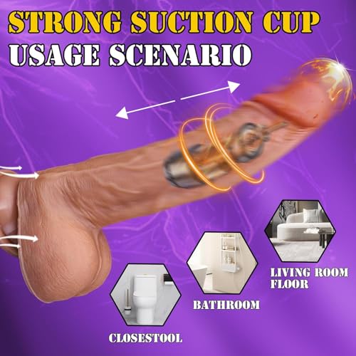 Telefon Kontrollü Hareketli Gerçekçi Dildo Vibratör Esmer