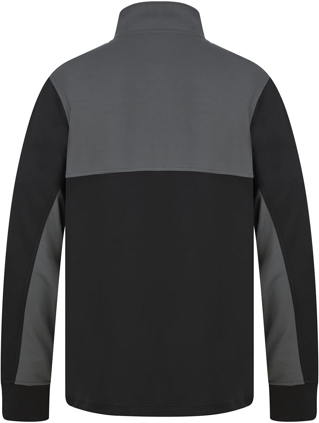 Finden & Hales Childrens/Kids Quarter Zip Track Top (3-4 Years) (Black/Gunmetal Gray)