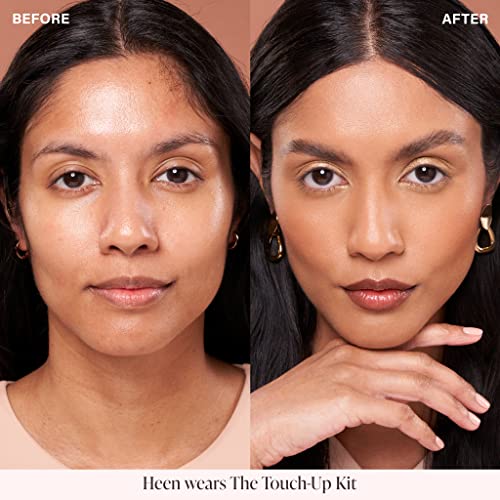 Mally Beauty - The Touch Up Kit - Plush Pen Brightening Concealer Stick, Light - Face Defender Primer Or Setting Balm - Evercolor Shadow Stick, Golden Hour Shimmer #TOP1