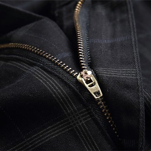 Mens Straight Fit Plaid Chino Pant Slim Fit Chinos Business Dress Trousers Skinny Stretch Plaid Pants3