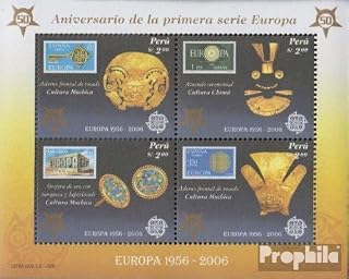 Peru block32 (Complete.Issue.) unmounted Mint/Never hinged ** MNH 2005 50 Years Europe Trade (Stamps for Collectors) Stamp on Stamp