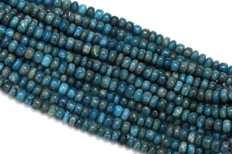 Perles rondes lisses apatite fluo naturelle 7mm 10mm fabrication bijoux