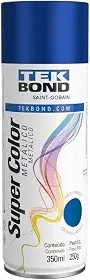 Tinta Spray Azul Metálico Aerossol Tekbond 350ml/250g