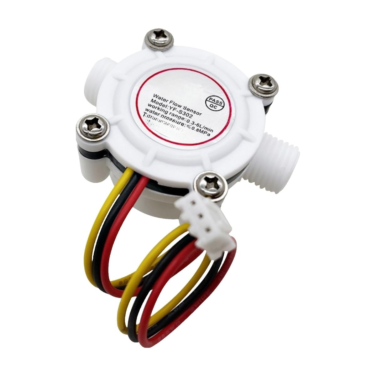 Sensor de flujo agua con interfaz G1/4 de alta precisión para control de caudal RO 2