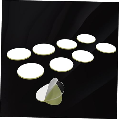 Miniatura 6 de TEHAUX 20pcs Clear Acrylic Sticky Tape Traceless Wall Mount Tape Circle Stickers Double Sided Adhesive Tape Removable Mounting Tape No Traces Wall