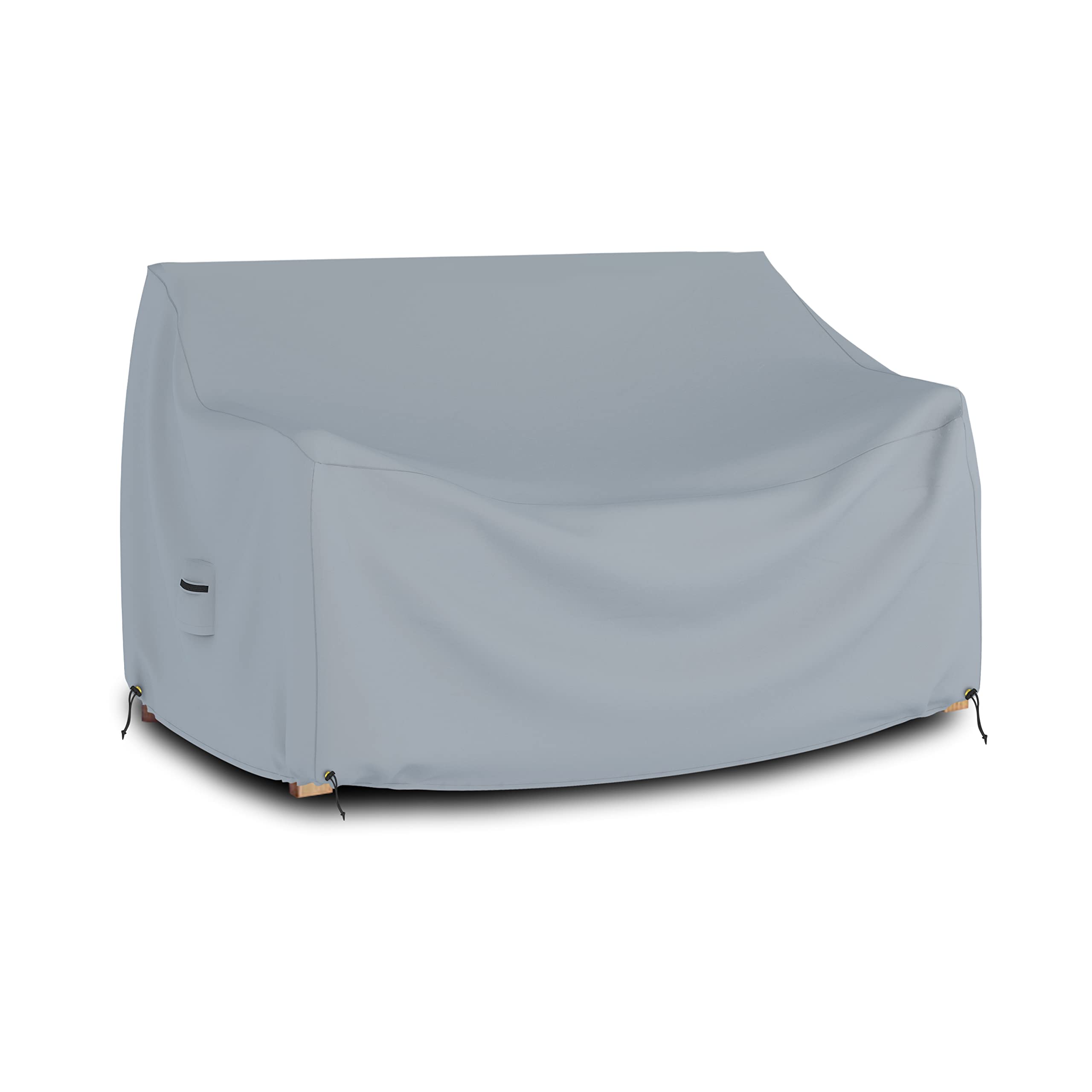 Covers & all Outdoor Loveseat Sofa Cover, Heavy Duty 18 Oz Waterproof UV & Weather Resistant Patio Furniture Bench Cover, with Air Vents & Drawstrings (58